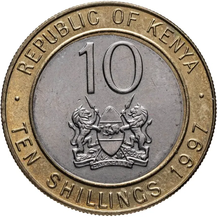 Кения 10 шиллингов (shillings) 1997