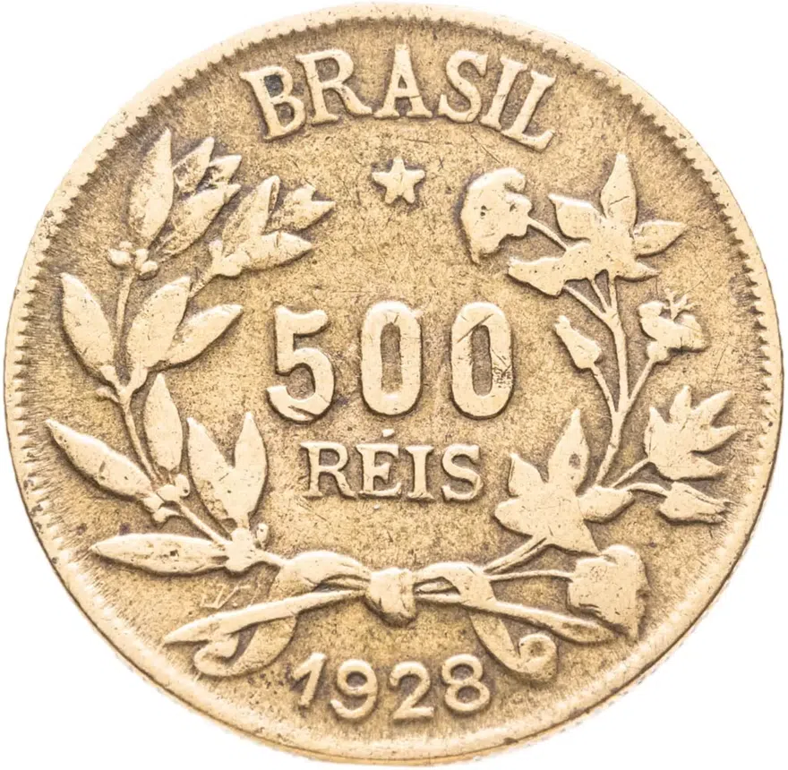 Бразилия 500 рейс (reis) 1928