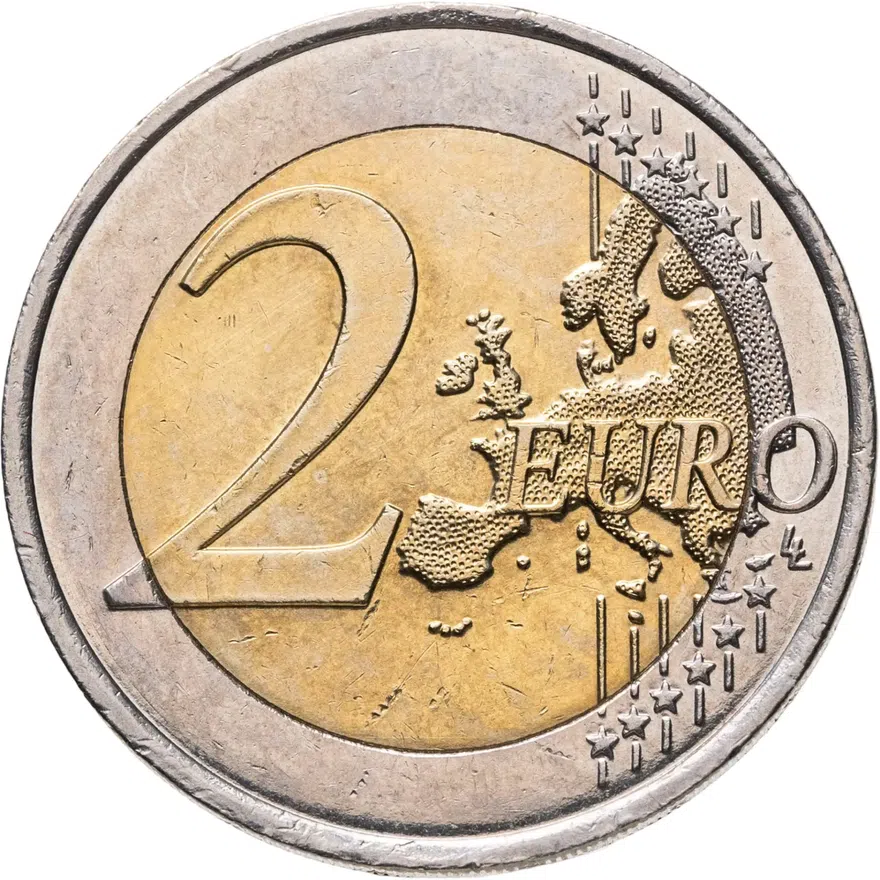Франция 2 евро 2010 "70 лет воззванию Шарля де Голля "Ко всем французам" 18 июня 1940 года", реверс