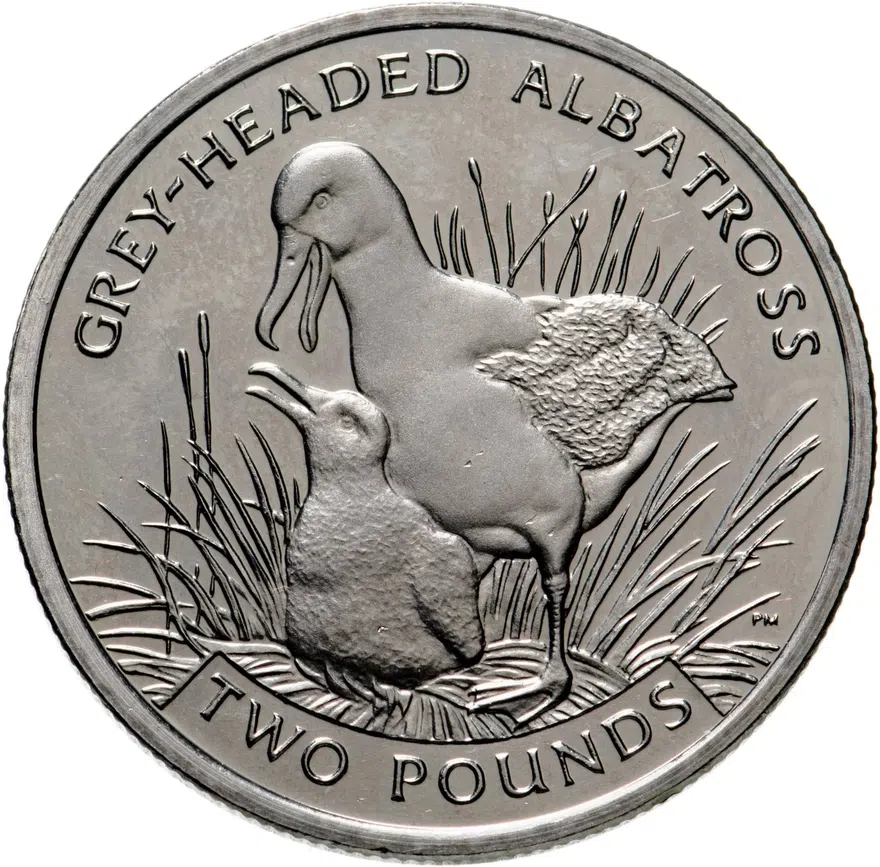 Южная Георгия и Южные Сэндвичевы острова 2 фунта (pounds) 2006  Сероголовый альбатрос
