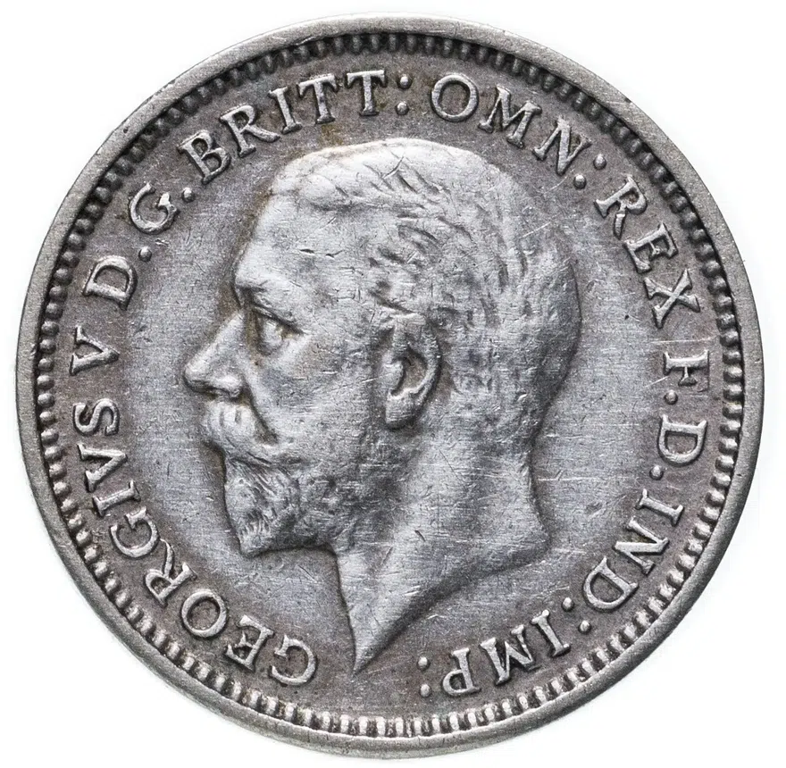 Великобритания 3 пенса (pence) 1930, реверс