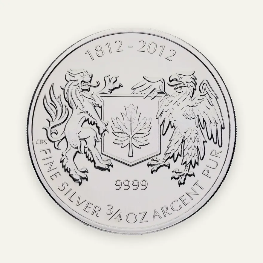 Канада 1 доллар 2012 "200 лет Войне 1812 года", реверс