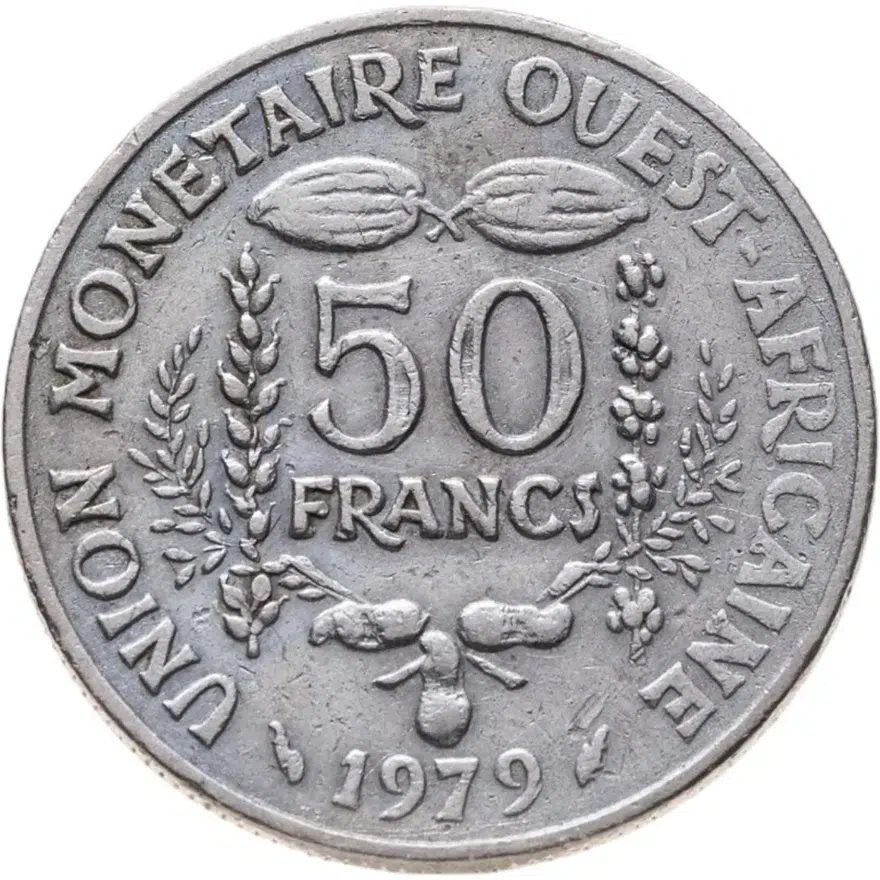 Западная Африка (BCEAO) 50 франков (francs) 1979