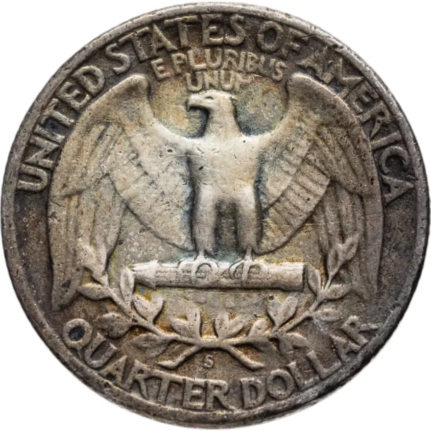 США 1/4 доллара (25 центов) 1942 S, реверс