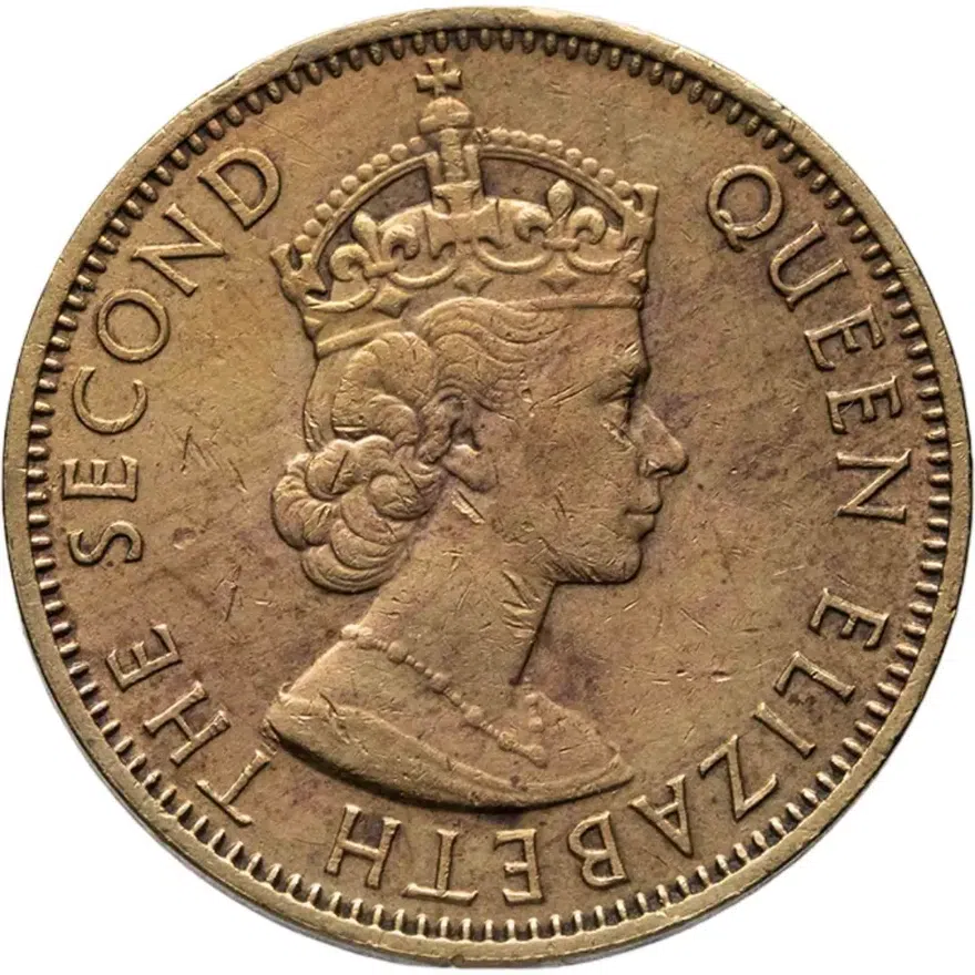 Ямайка 1/2 пенни (half penny) 1963, реверс