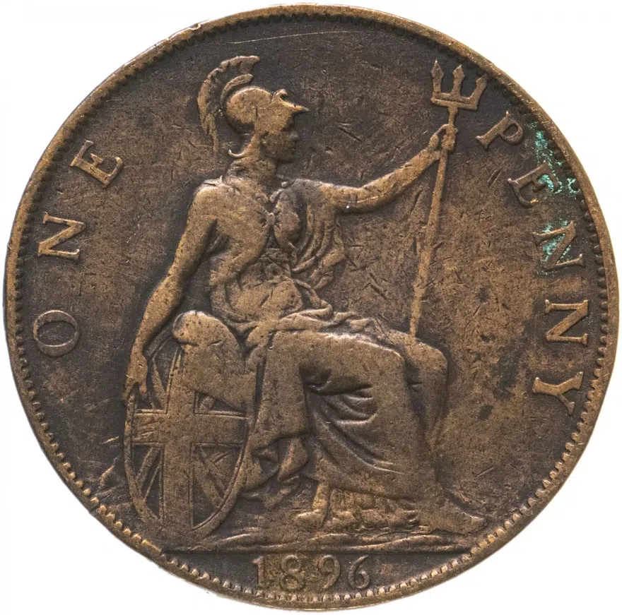 Великобритания 1 пенни (penny) 1896
