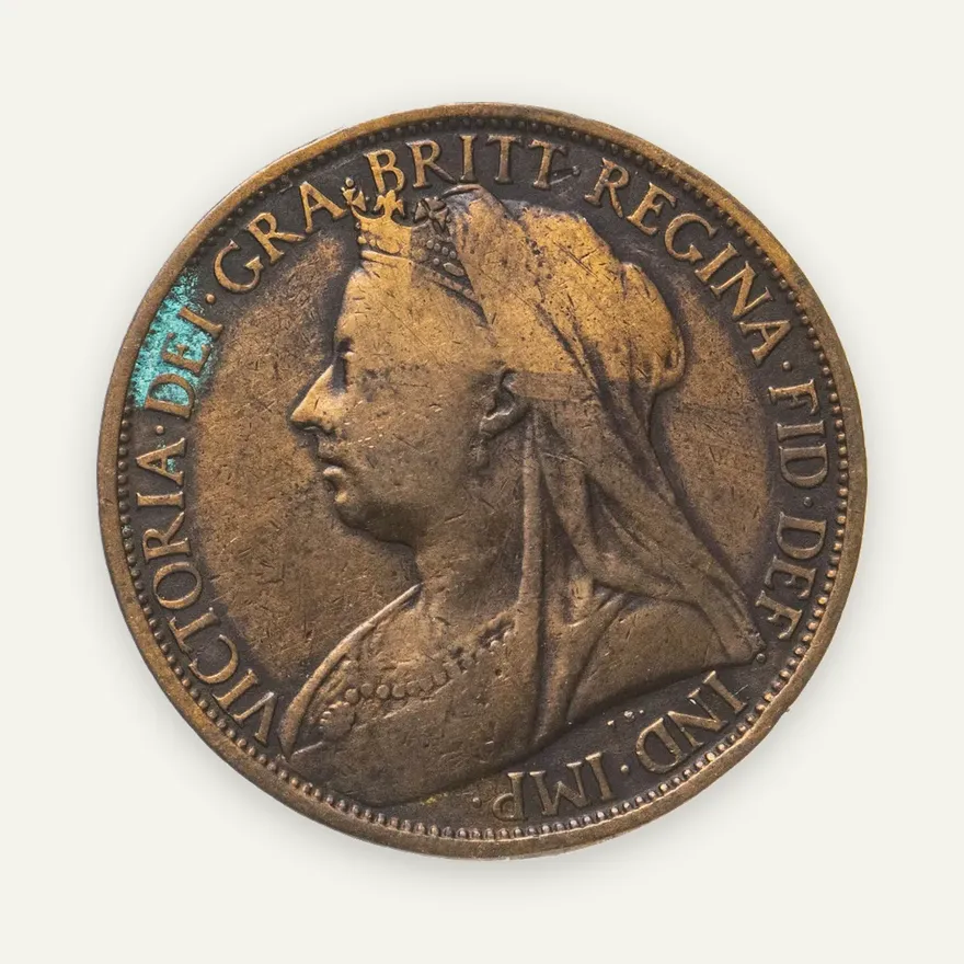 Великобритания 1 пенни (penny) 1896, реверс