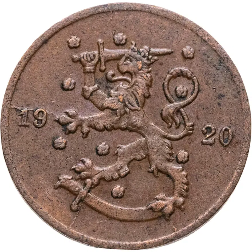 Финляндия 1 пенни (penny) 1920