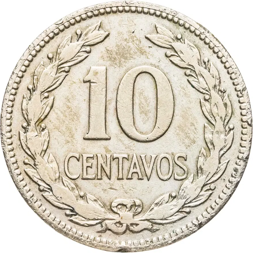 Сальвадор 10 сентаво (centavos) 1952
