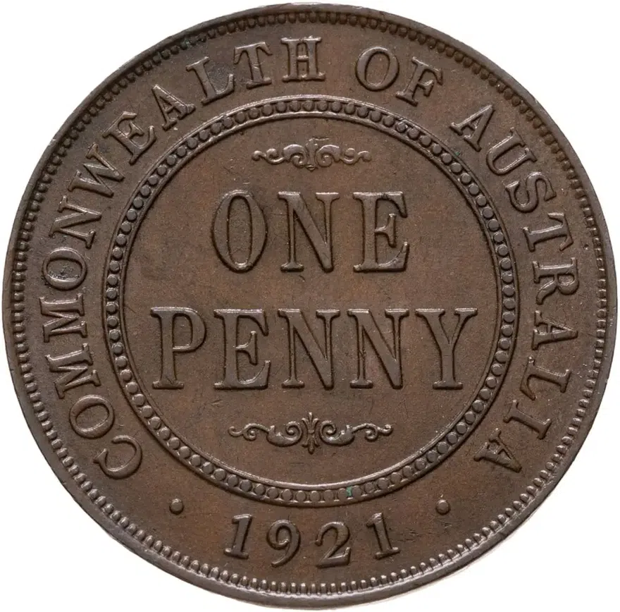 Австралия 1 пенни (penny) 1921
