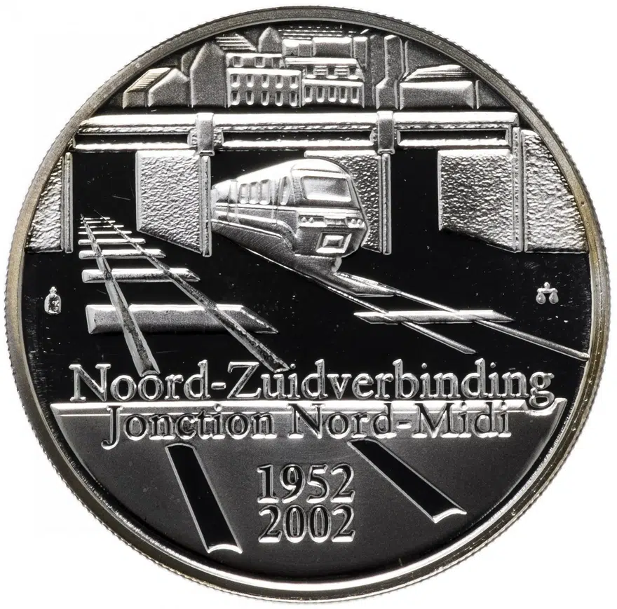 Бельгия 10 евро (euro) 2002 "Бельгийские железные дороги"