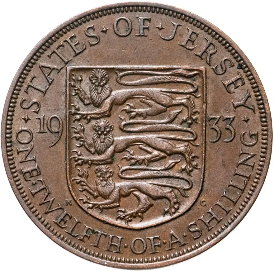 Джерси 1/12 шиллинга (shilling) 1933