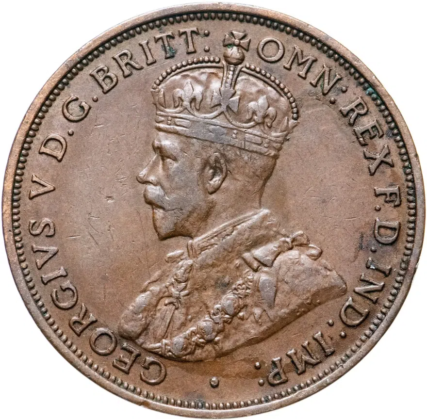 Джерси 1/12 шиллинга (shilling) 1933, реверс