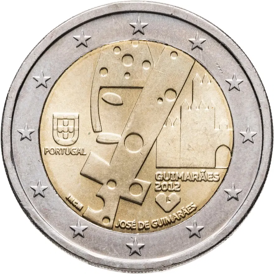 Португалия 2 евро (euro) 2012 Гимарайнш - Культурная столица Европы
