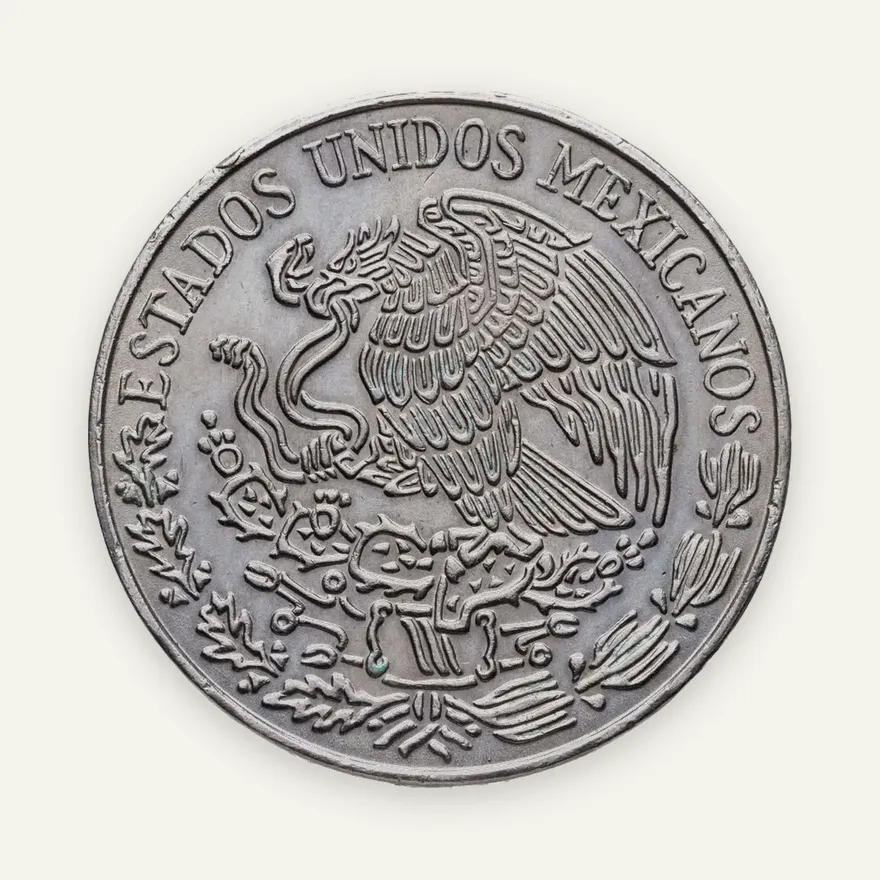 Мексика 5 песо (pesos) 1971, реверс