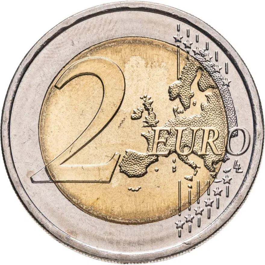Португалия 2 euro (евро) 2011 500 лет со дня рождения Фернана Мендеша Пинту, реверс