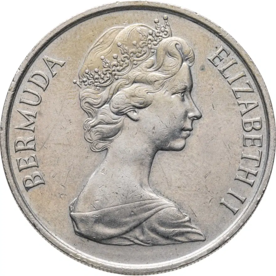 Бермудские острова 50 центов (cents) 1982, реверс