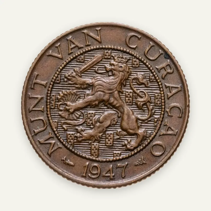 Кюрасао 2 1/2 цента (cent) 1947, реверс