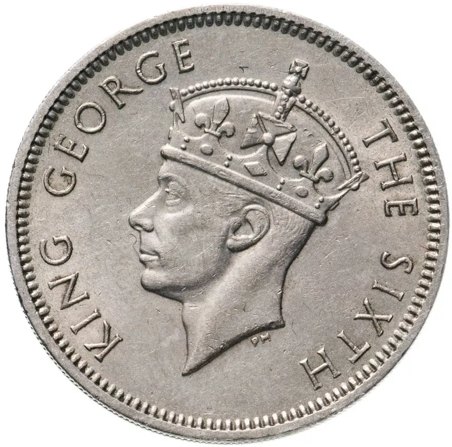 Маврикий 1/2 рупии (rupee) 1951