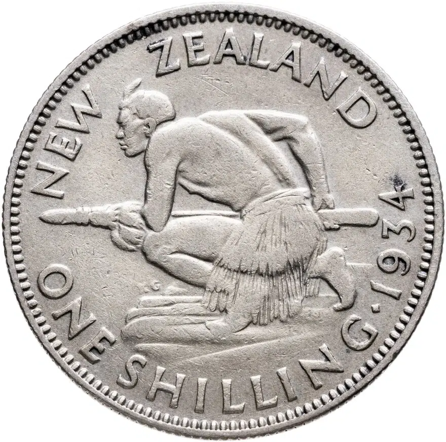 Новая Зеландия 1 шиллинг (shilling) 1934
