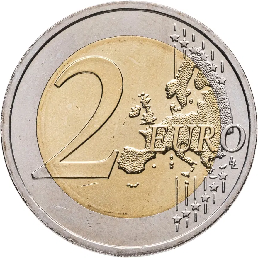 Словакия 2 евро (euro) 2013 1150 лет с прибытия миссии Кирилла и Мефодия в Великую Моравию, реверс
