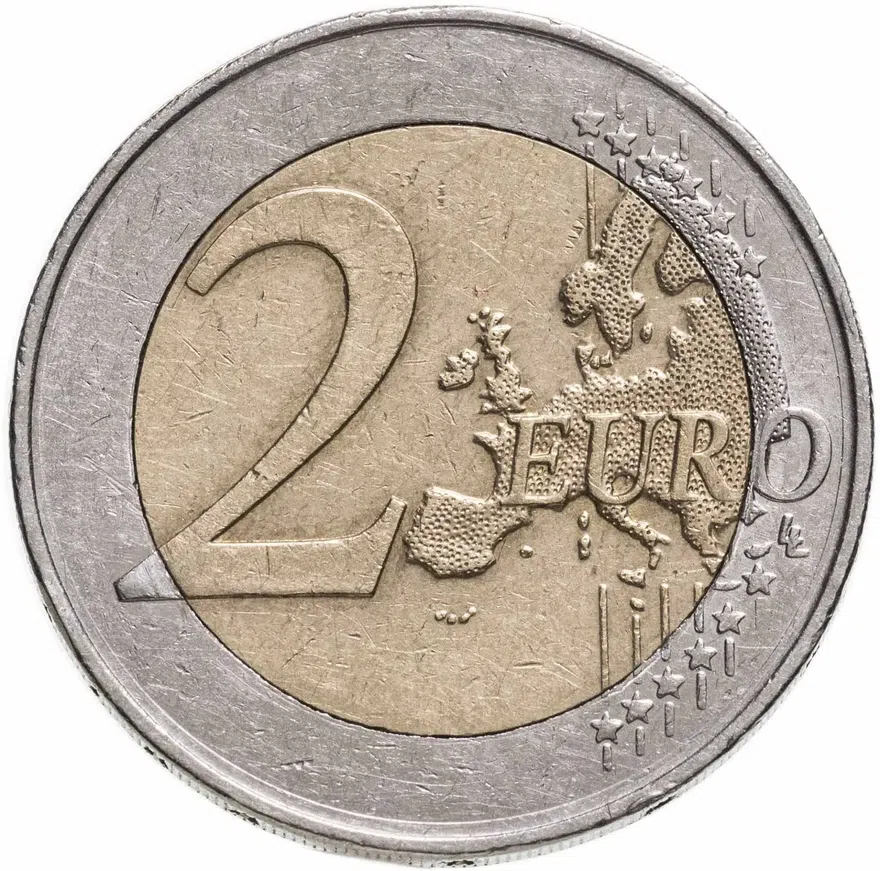 Словакия 2 евро (euro) 2009 регулярный чекан