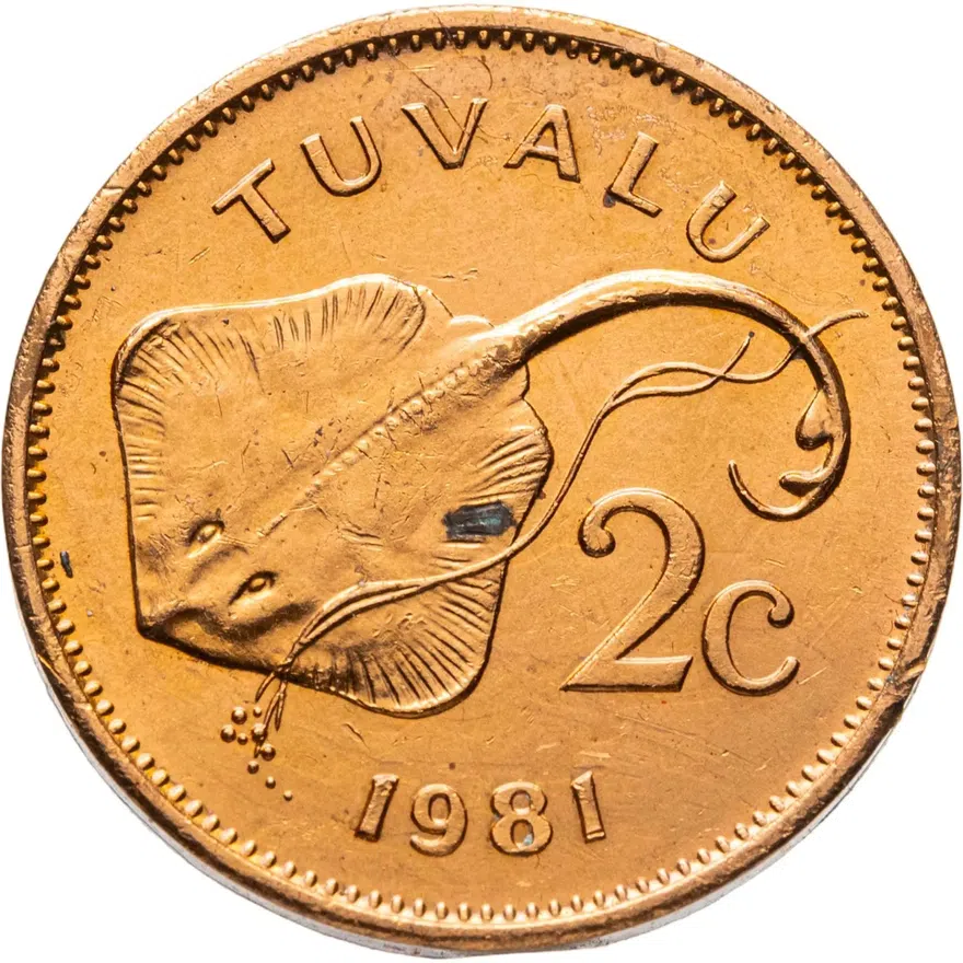 Тувалу 2 цента (cents) 1981