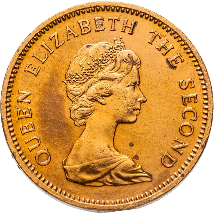 Тувалу 2 цента (cents) 1981, реверс