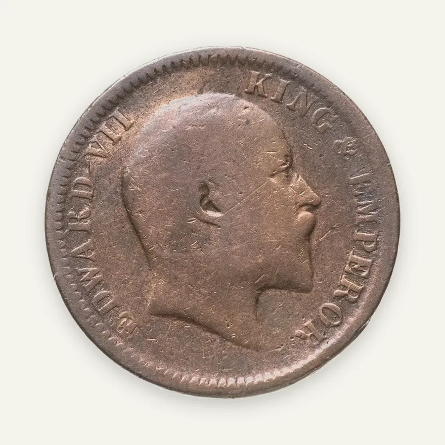 Британская Индия 1/4 анны (anna) 1903, реверс