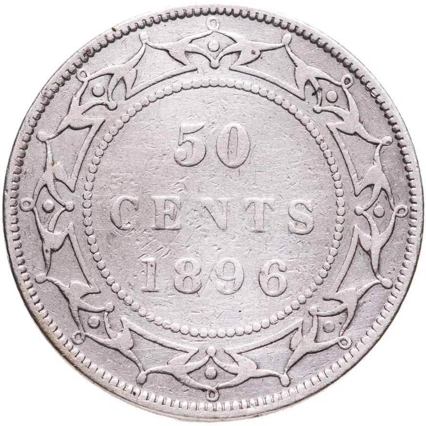 Ньюфаундленд 50 центов (cents) 1896