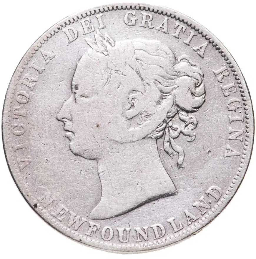 Ньюфаундленд 50 центов (cents) 1896, реверс
