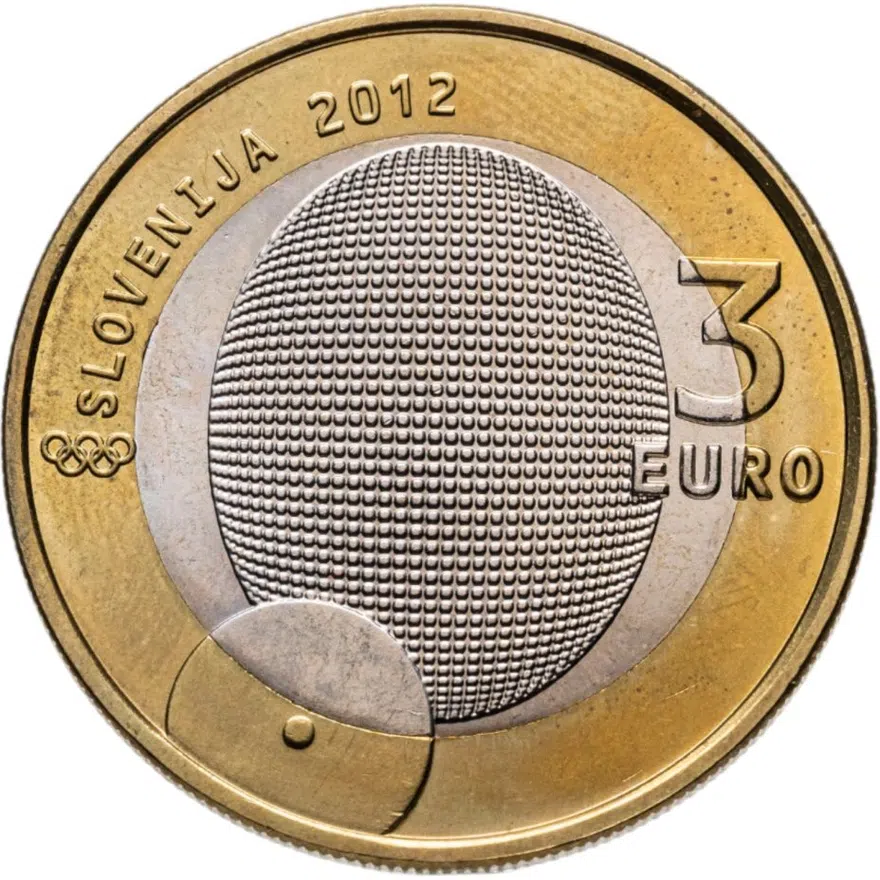 Словения 3 евро (euro) 2012 "100 лет первой олимпийской медали Словении"