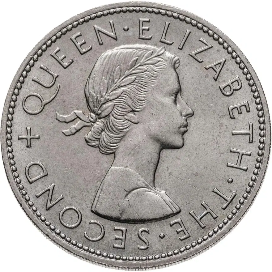 Новая Зеландия 1/2 кроны (crown) 1965