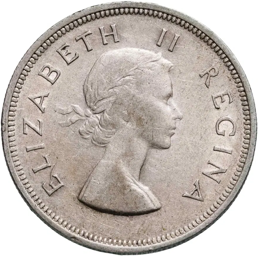 ЮАР 2 1/2 шиллинга (shillings) 1955
