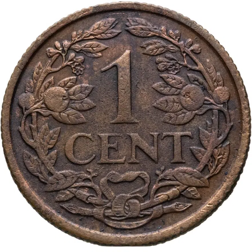 Нидерландские Антильские острова 1 цент (cent) 1952
