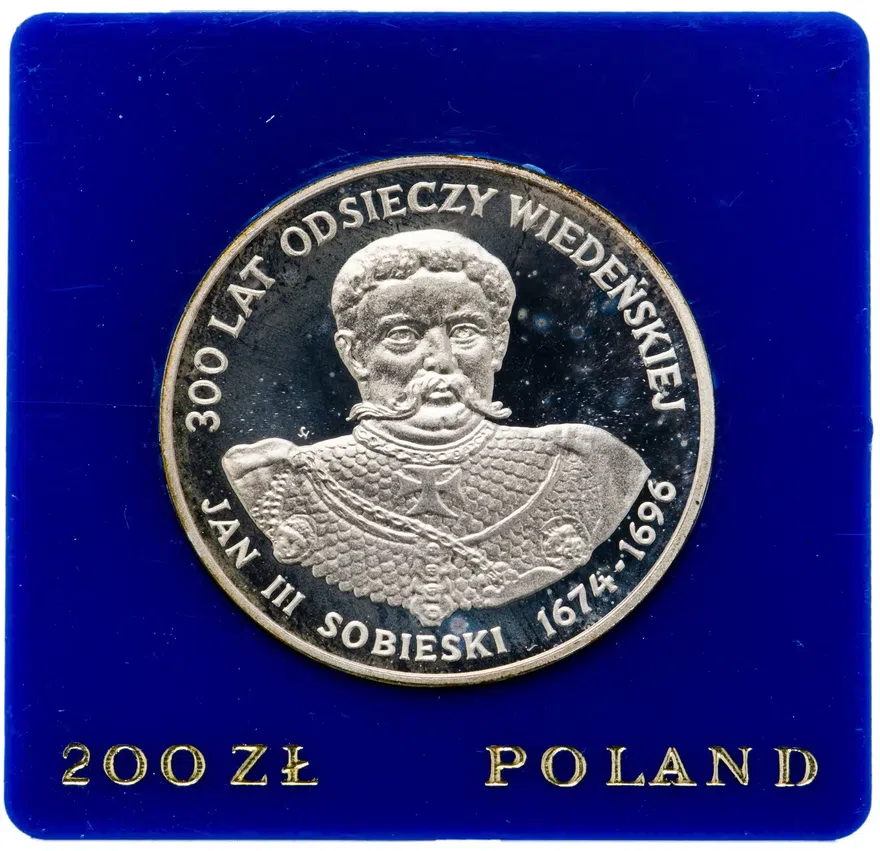 Польша 200 злотых (zlotych) 1983 года "Польские правители - Король Ян III Собеский"