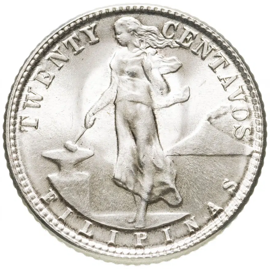 Филиппины 20 сентаво (centavos) 1945