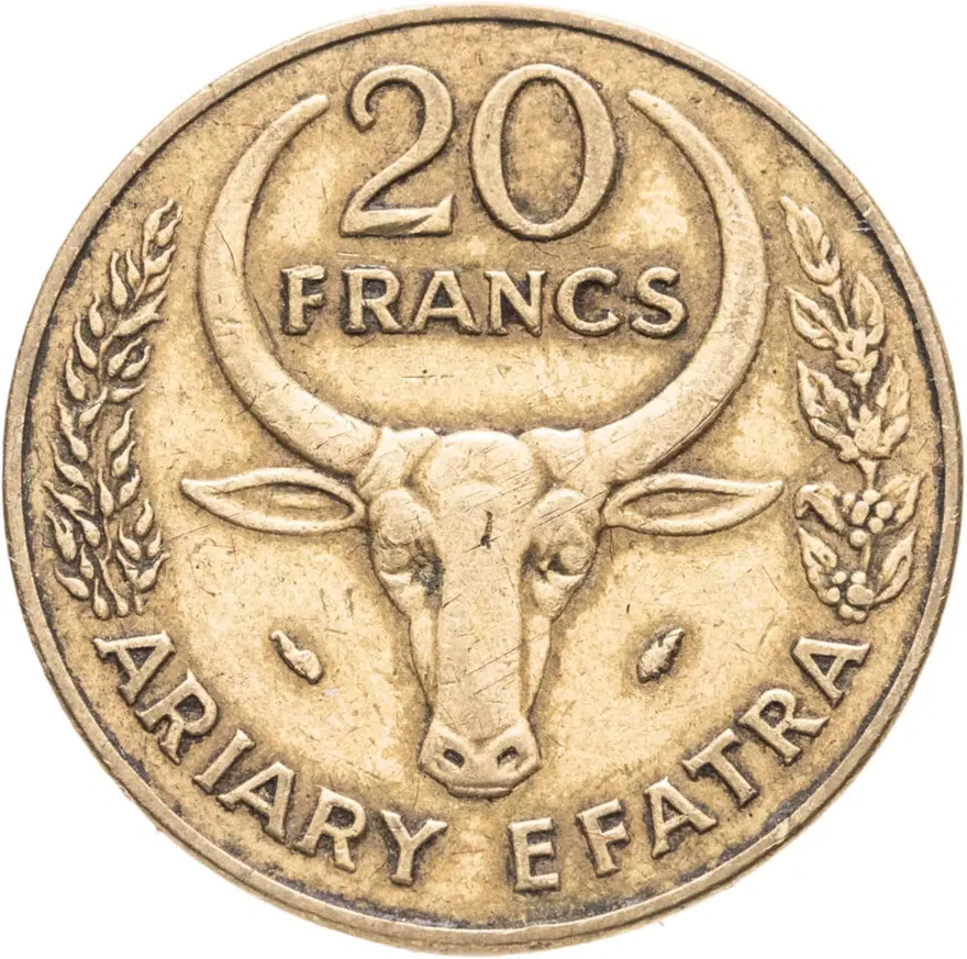 Мадагаскар 20 франков (francs) 1979