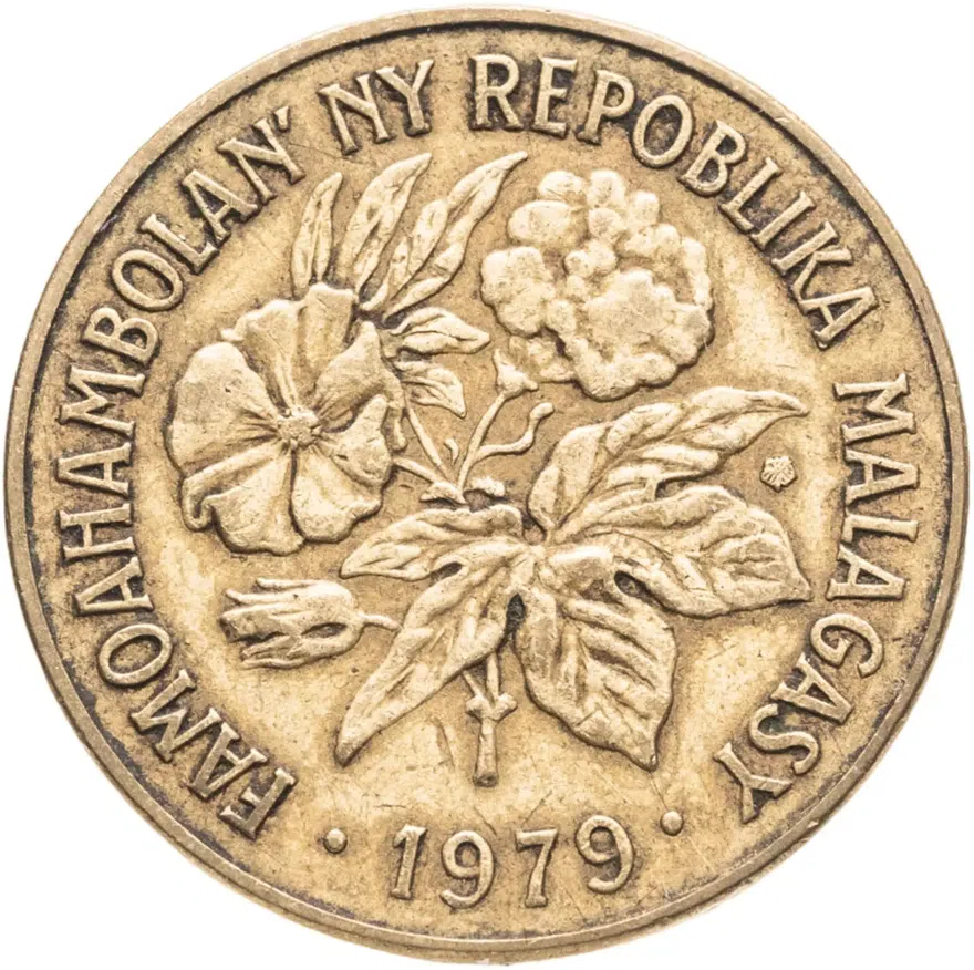 Мадагаскар 20 франков (francs) 1979, реверс