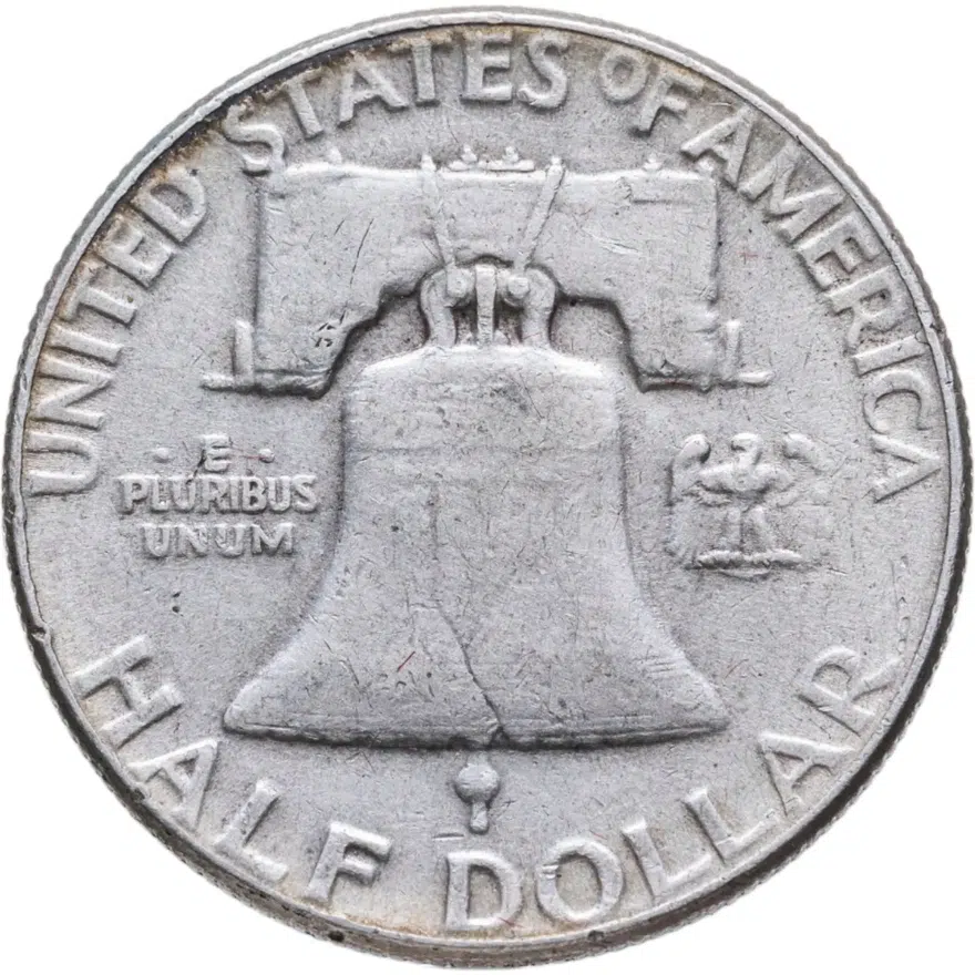 США 50 центов (1/2 доллара, half dollar) 1952 S Джордж Вашингтон Карвер и Букер Талиафер Вашингтон знак монетного двора: "S" - Сан-Франциско, реверс