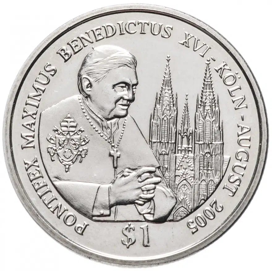 Сьерра-Леоне 1 доллар (dollar) 2005 Бенедикт XVI