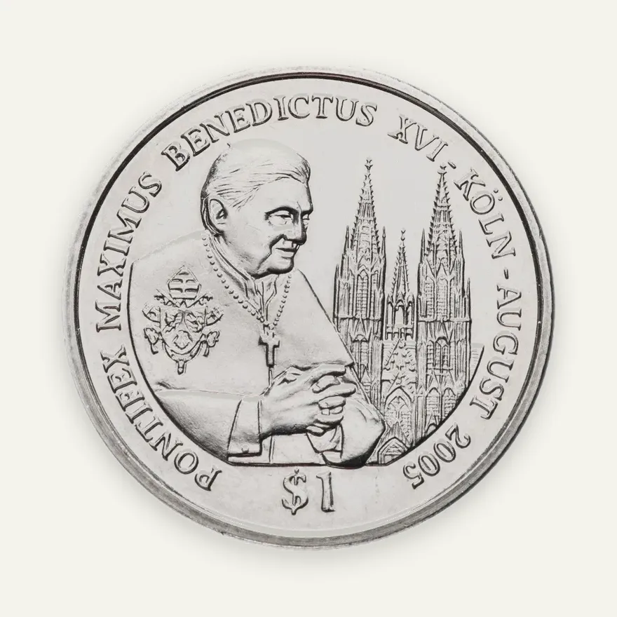 Сьерра-Леоне 1 доллар (dollar) 2005 Бенедикт XVI, реверс