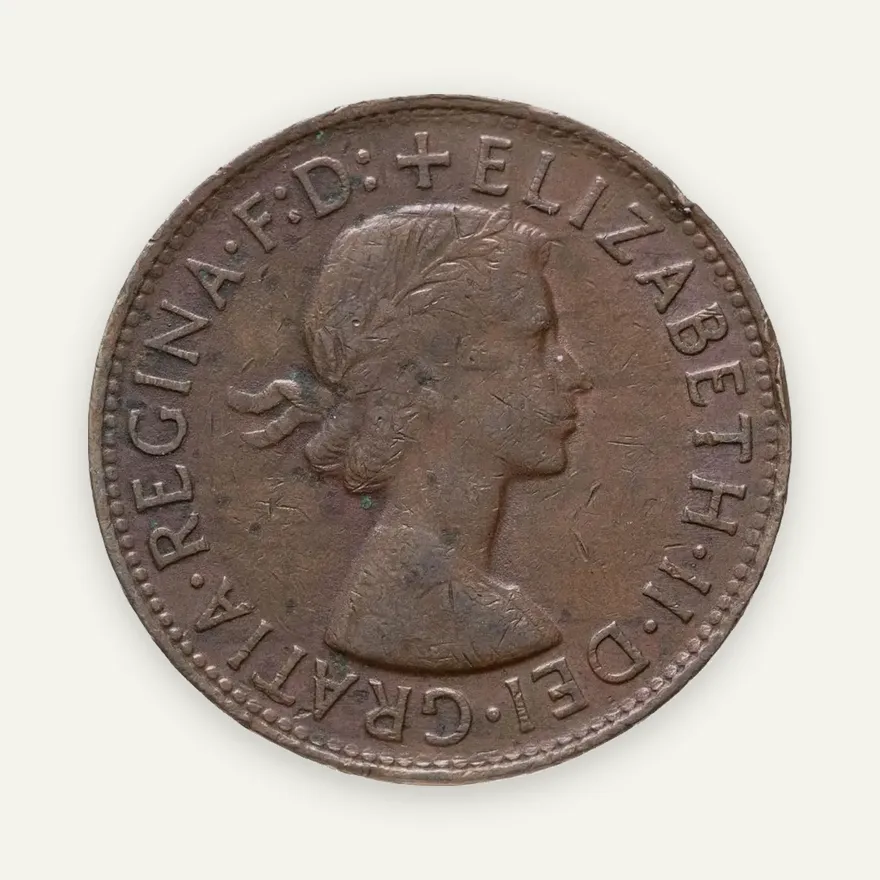 Австралия 1 пенни (penny) 1957, реверс