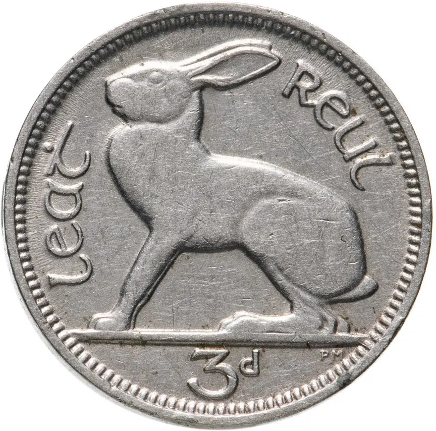 Ирландия 3 пенса (pence) 1928