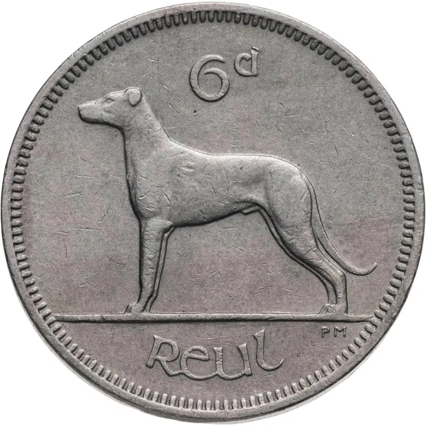 Ирландия 6 пенсов (pence) 1966