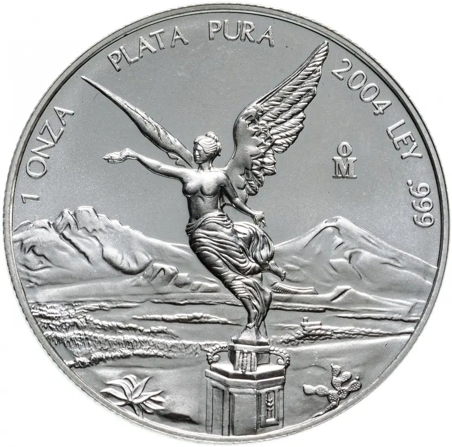 Мексика либертад (1 унция) 2004 "Свобода", аверс