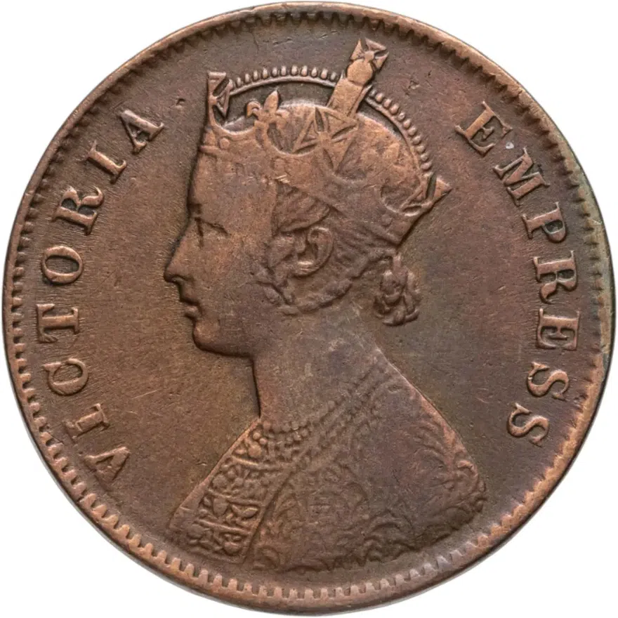 Индия (Британская) 1/4 анны (anna) 1901