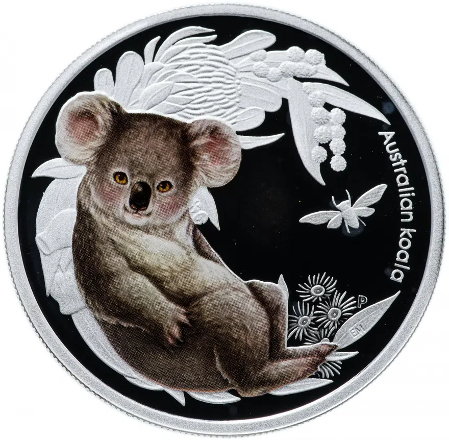Австралия 50 центов (cents) 2011 "Детеныш коалы", аверс