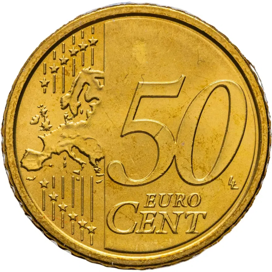 Ватикан 50 евроцентов (euro cent) 2013 в сувенирной упаковке, реверс