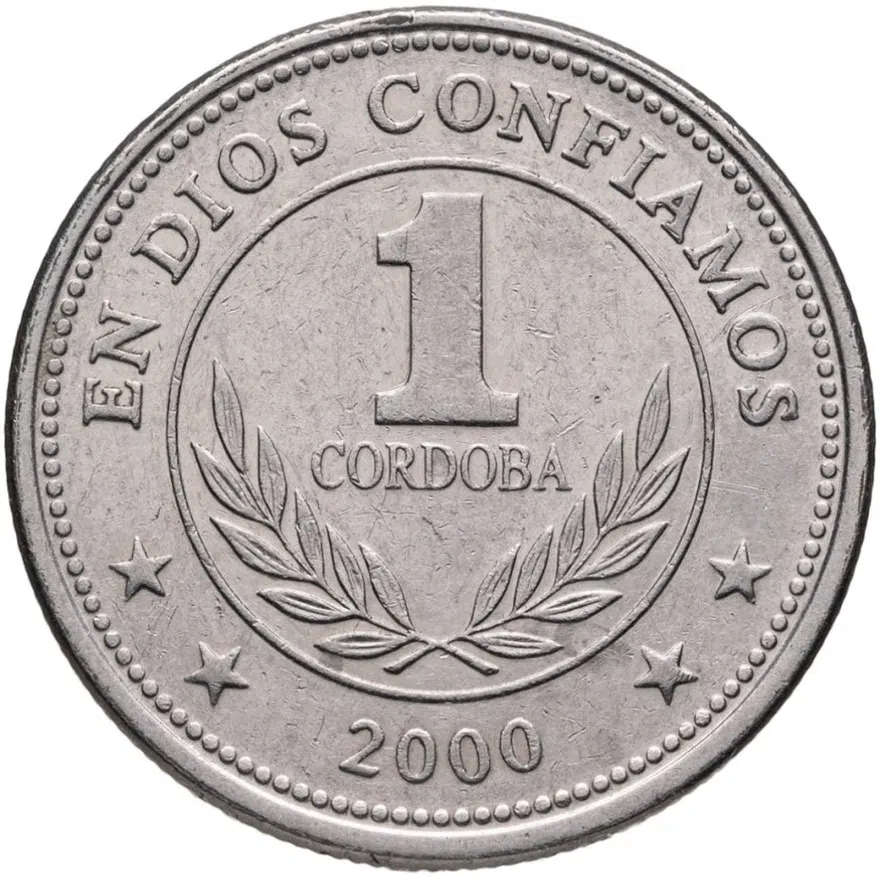 Никарагуа 1 кордоба (cordoba) 2000